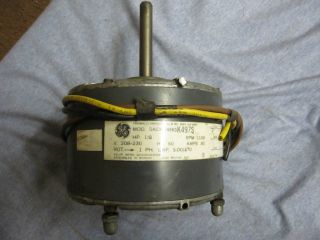General Electric 5KCP39BG Fan Blower Motor 1 8HP Used