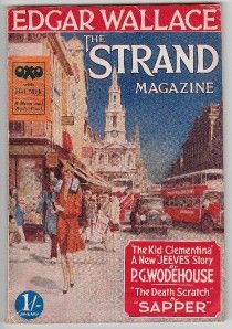 Strand Magazine Jan 1930 PG Wodehouse, Edgar Wallace, Sapper