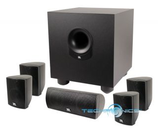 JBL SCS145 5 6 Piece Home Cinema Speakers System w 100 Watts Subwoofer