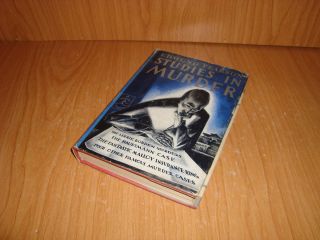 Edmund Pearson Studies in Murder Random House HRD cvr w Jkt 1938