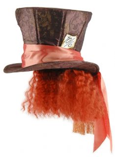 Mad Hatter Top Hat with Hair Alice in Wonderland Disney