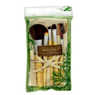  EcoTools Bamboo Makeup Brush Set 6 Piece Brush Set