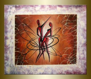 Bowang Modern Abstract hand painted oil painting bestbid_shop E682