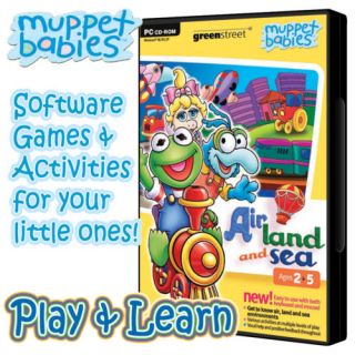 Muppet Babies Toddler Educational Learning PC Software