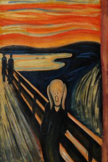 Repro 50 60 Oil Painting Canvas Edvard Munch The Scream