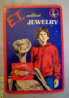 Vintage 1982 ET Extra Terrestrial Pin Jewelry E T New in Factory