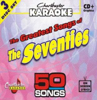 Chartbusters 3 Disc Karaoke CDG Pack 50 Songs CB5015