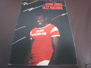 Elvin Jones 1978 Japan Tour Program Book John Coltrane