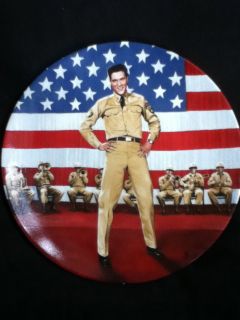 Collector Plate 1982 Elvis Presley GI Blues Limited Edition No 12758A