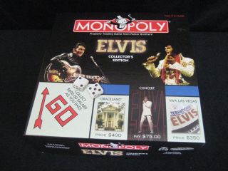 2003 Hasbro Monopoly Elvis Collectors Edition Board Game New in Box