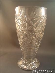 Made in Edinburg Scotland Crystal Vase