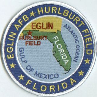 USAF Base Patch Eglin AFB Hurlburt Field Florida
