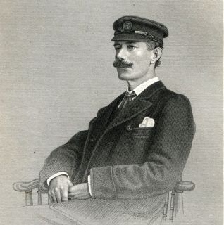 1893 Engraving Earl of Dunraven Mount Earl KP Irish Reform Association
