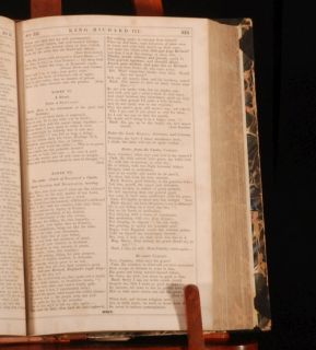 1833 Plays & Poems William Shakspeare SHAKESPEARE