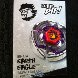 Beyblade Metal Fusion Earth Eagle Online Code Card Only Hasbro DLC USA