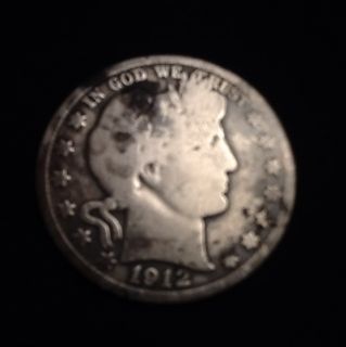 1912 s Barber Half Dollar Coin You Decide Condition