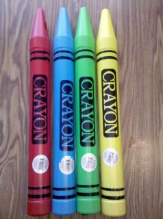Giant Crayon Bank Large Plastic 23 Red