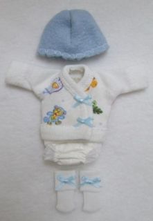 Ellery Kish OOAK Baby Doll 4 pc. Diaper Shirt Clothes Outfit 5 6