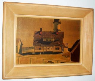 Edward Hopper, Captain Strouts House, American, Framed Vintage