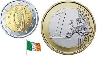  Irish Currency One Euro Coin Eire Harp Ireland Great Irish Gift
