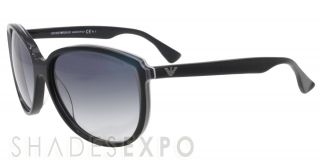 New Emporio Armani Sunglasses ea 9702 s Black 46NJJ EA9702 Authentic
