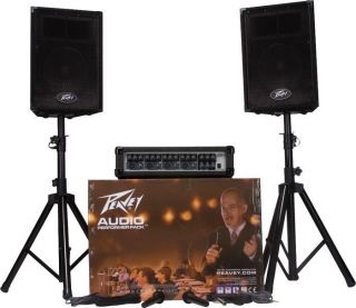 Peavey Audio Performer Pack™ All in One PA Speaker Microphone Stands