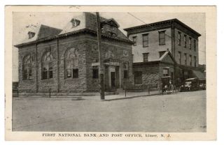 Scarce PPC National Bank Post Office Elmer NJ Divided 1920 Used