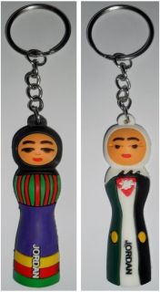  Clothes Rubber Keychain Souvenir Jordan Middle East Asia