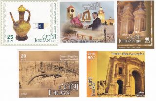  MNH Sheets Stamps from Jordan MS Asia Middle East Arab World