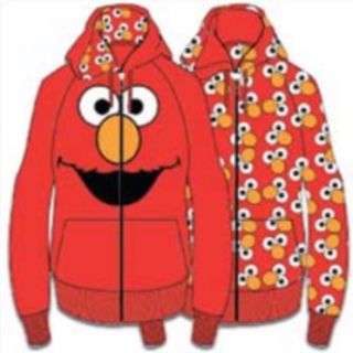 Elmo Face Sesame Street Reversible Hoodie