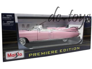 Maisto 1959 Cadillac Eldorado Biarritz 1 18 Diecast Pink