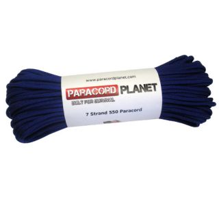 Electric Blue 25 Feet Hank Paracord Planet 7 Strand Survival 550 Type