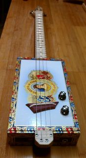Cigar Box Electric Blues Slide Guitar by Ofria