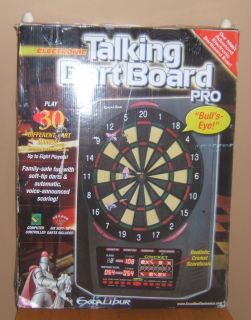PL 222 Talking Electronic Dart Board by Excalibur Used
