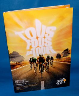  de France 2012 Official VIP Press Kit English Book DVD Poster