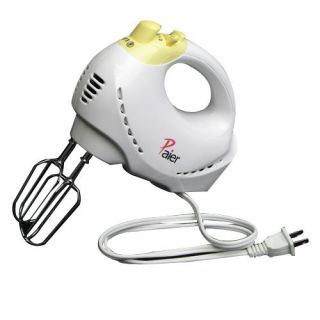 Speed Electric Hand Mixer EggBeater Hand Beater W Turbo White