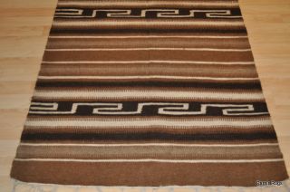 Kilim Runner Wool Area Rug Mexican Navajo Design Rug