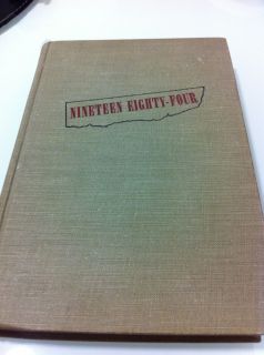 FIRST US EDITION 1ST ED NINETEEN EIGHTY FOUR 1984 OLD VINTAGE BOOK