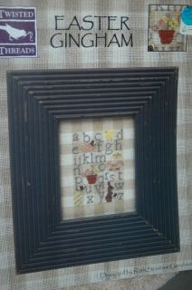 Easter Gingham Cross Stitch Pattern Twisted Threads