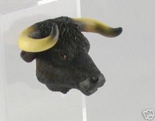  Dollhouse Miniature Mounted Texas Steer Head