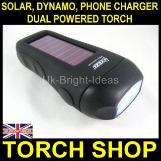  Dynamo with Emergency Phone Charger Torch Great Emergency Light