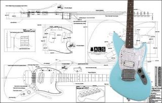  Fender Jag Stang® Electric Guitar Plan