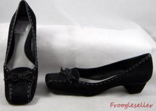 Enzo Angiolini Womens Gilma Pumps Heels Shoes 8 5 M Black Suede