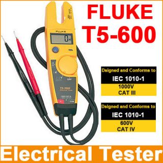 Fluke T5 600 Clamp Continuity Current Electrical Tester
