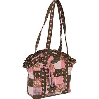 click an image to enlarge donna sharp carrie bag mocha patch mocha