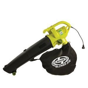 New Sun Joe SBJ604E 3 in 1 Electric Blower Vacuum Leaf Shredder