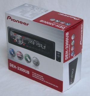  Pioneer DEH 3300UB CD Player Car Stereo iPod USB Audio Reciever