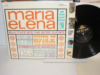 MARIA ELENA With Billy Mure & The The Aztec Guitars LP