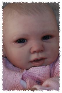 Reborn Emma OOAK Doll Lifelike Art Artist Baby Girl Michelle Fagan
