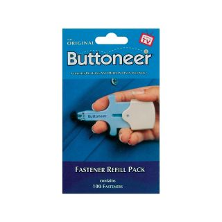 The Original Buttoneer Fastening System 100 piece Refill Pack